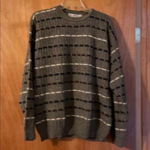 Sun River Sweater brown with striped (Mlb)